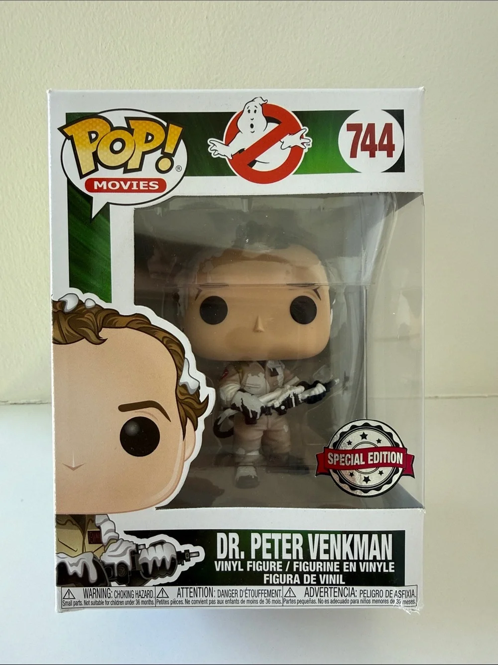 Funko Pop! Movies Dr. Peter Venkman Vinyl Figure | Special Edition #744